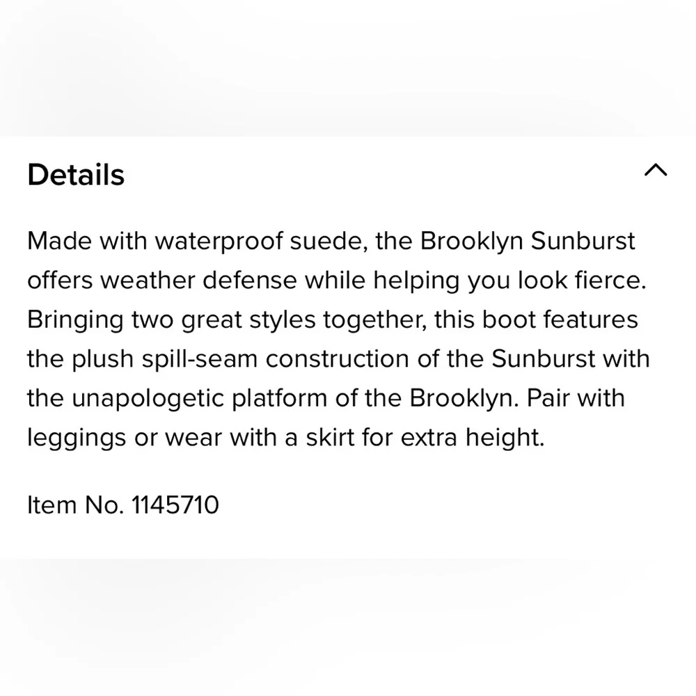 Ugg Brooklyn sunburst platform sheepskin suede boots - Picture 10 of 11